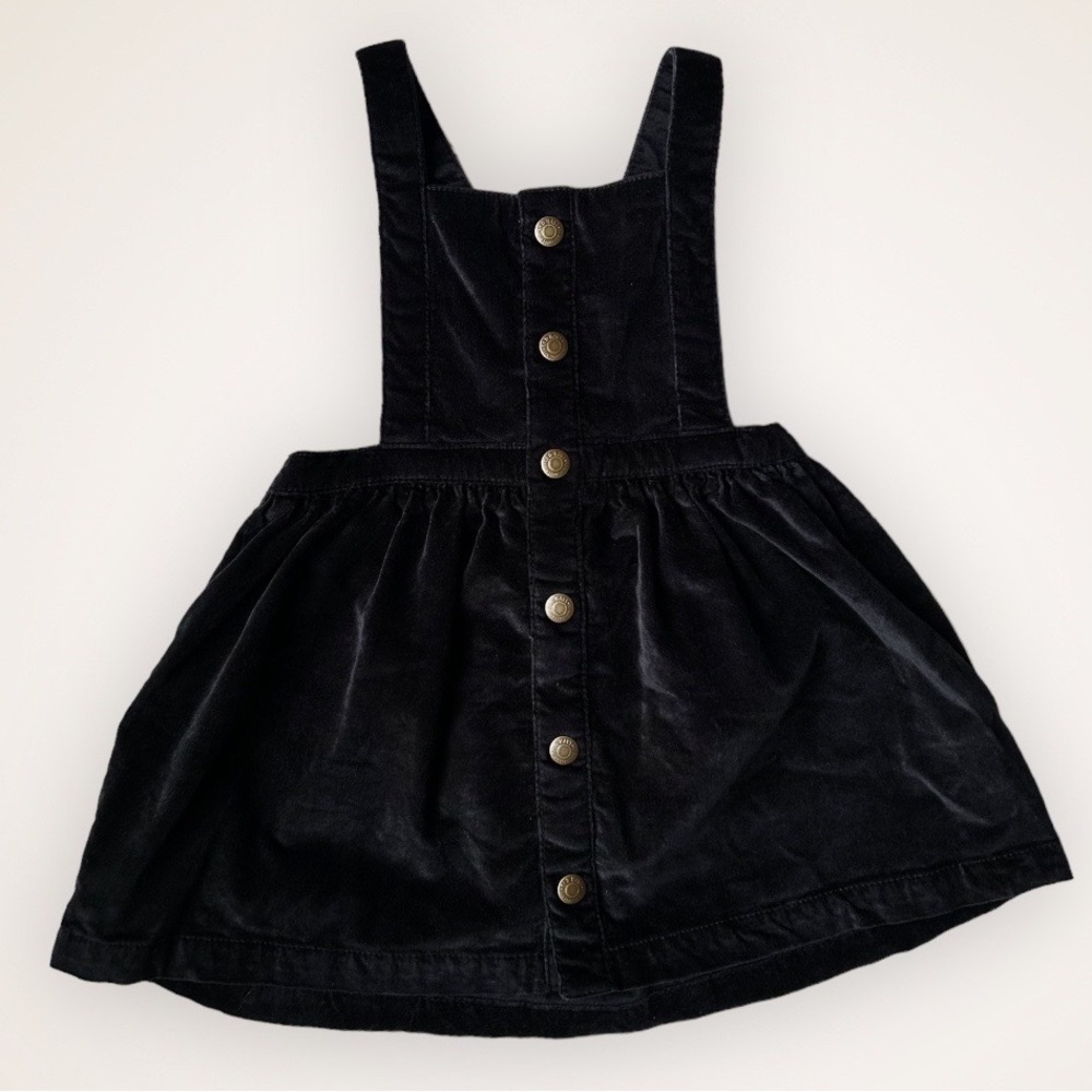 Old Navy Baby 18-24M Velvet Snap Front Skirtall in Black